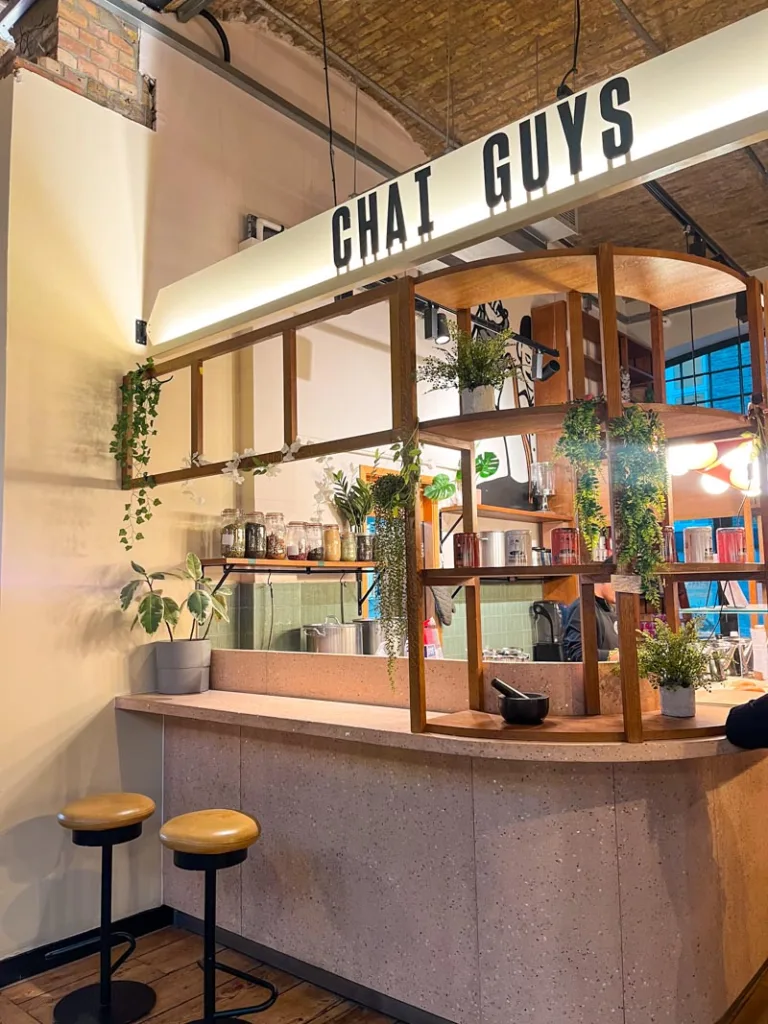 chai guys stand at seven dials market in london