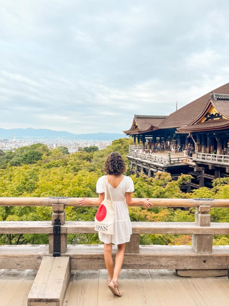 View from Kiyomizu-dera Temple in Kyoto