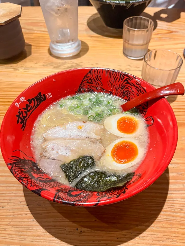 reamen bowl at Ramen Zundo-Ya, one of the best cheap eats in Osaka