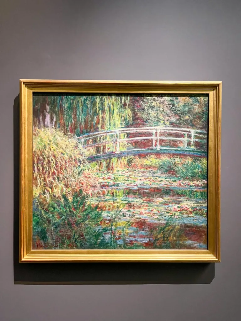 a water lilies painting from monet at musee d'orsay, one of the best things to do in paris when it rains