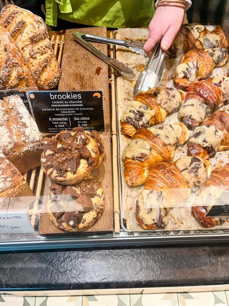 the famous crookies on display at maison louvard in paris